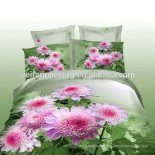 3D flat screen disperse printing polyester bedsheet fabric in weifang